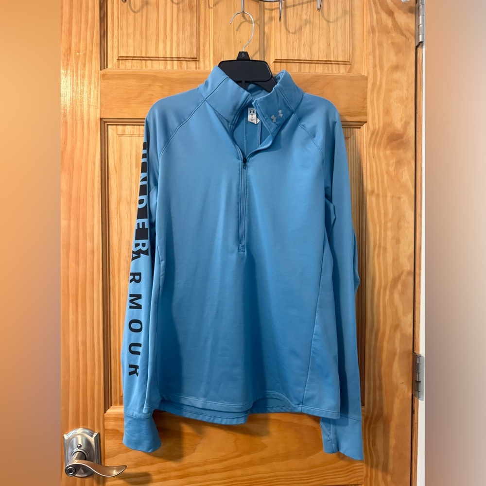Under Armour Light Blue Quarter-Zip Top